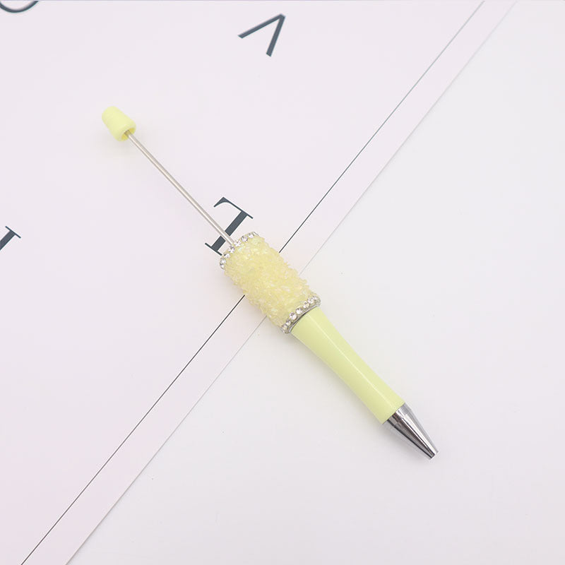 Wholesale Beadable Pen Irregular Gravel Rhinestones DIY Pens